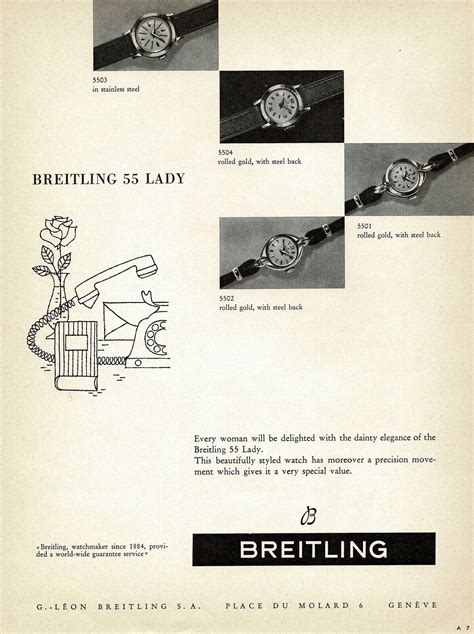 vintage breitling ladies